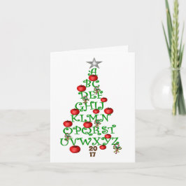 Festiva Tarjeta de saludo de feriado del profesor