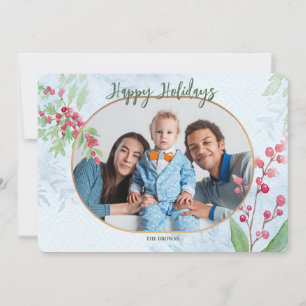 Festiva Tarjeta de saludo de festividad de fotos de las Be