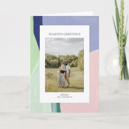 Festiva Tarjeta de saludo de fotos de feriado de Navidades