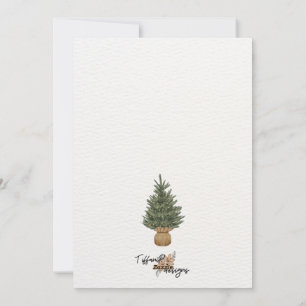 Festiva Tarjeta de saludo de guiones navidades Luke 2:14