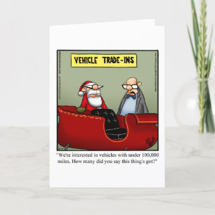 Festiva Tarjeta de saludo de humor para navidades