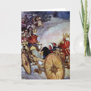 Festiva Tarjeta de saludo de Ilustracion de Bella Artes de