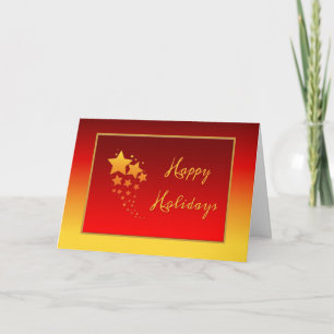 Festiva Tarjeta de saludo de la temporada de las estrellas