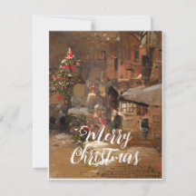tarjeta de saludo de los navidades