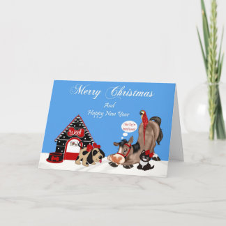 Festiva Tarjeta De Saludo De Los navidades Al Amante De Lo