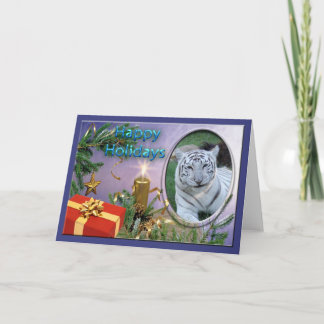 Festiva Tarjeta de saludo de los Navidades Cameron y Zabu