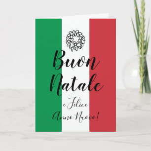 Festiva Tarjeta de saludo de los Navidades de bandera de I