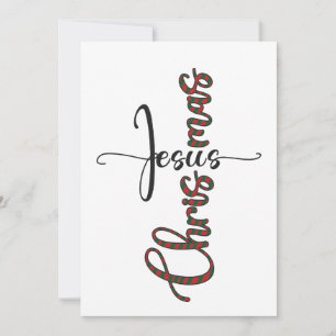 Festiva Tarjeta de saludo de los Navidades de Jesús