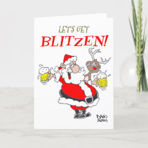 Festiva Tarjeta de saludo de los Navidades de "Let's get B