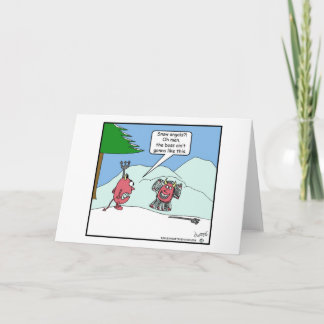 Festiva Tarjeta de saludo de los Navidades de los Demones 