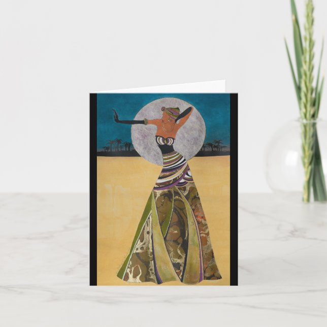 Festiva Tarjeta de saludo de Momento Caribeño (Anverso)