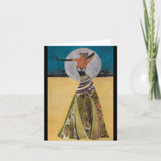 Festiva Tarjeta de saludo de Momento Caribeño