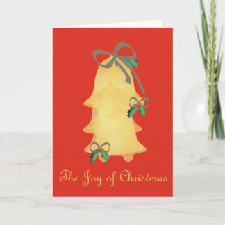 Festiva tarjeta de saludo de navidades