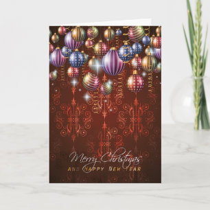 Festiva Tarjeta de saludo de Navidades asombrosos