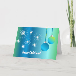 Festiva Tarjeta de saludo de Navidades de decoración festi