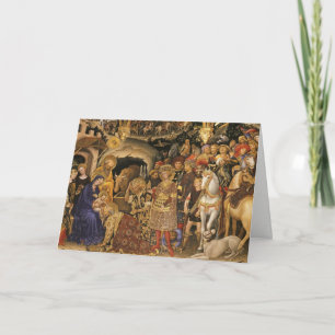 Festiva Tarjeta de saludo de Navidades de Epifanía