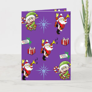 Festiva Tarjeta de saludo de navidades para todos los niño