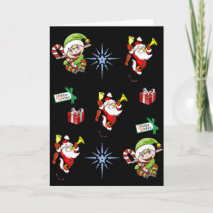 Festiva Tarjeta de saludo de navidades para todos los niño