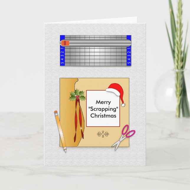 Festiva Tarjeta de saludo de papel de cuadernillo para nav (Anverso)