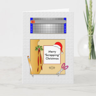 Festiva Tarjeta de saludo de papel de cuadernillo para nav