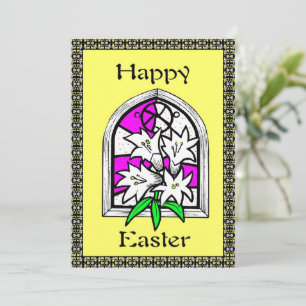 Festiva Tarjeta de saludo de Pascua Feliz para Lily de Pas