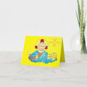 Festiva Tarjeta de saludo de Pascua: Señor Jesús