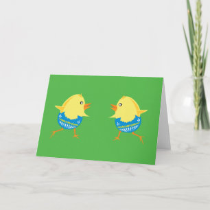 Festiva Tarjeta de saludo de personalizable en blanco de E