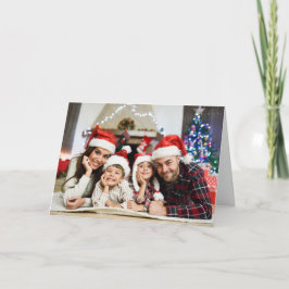 Festiva tarjeta de saludo de personalizados y Navidades de