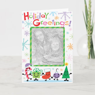 Festiva Tarjeta de saludo de personalizar