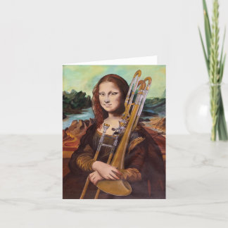Festiva Tarjeta de saludo de Trombona Lisa