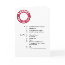 Tarjeta de saludo de vacaciones genérica