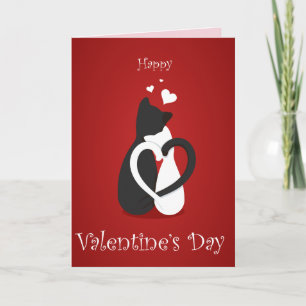 Festiva Tarjeta de saludo del día de San Valentín del amor