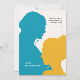 Festiva Tarjeta de saludo del Día Internacional de la Muje