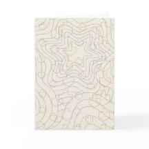 Tarjeta de saludo "Dreidels & Stars" con sobre