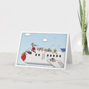 Festiva Tarjeta de saludo para Navidades Autopilot