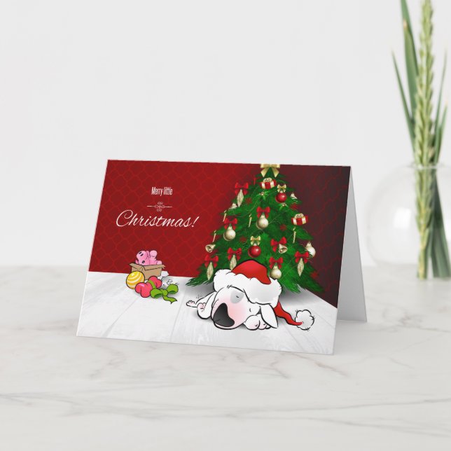 Festiva Tarjeta de saludo para Navidades del Personalizado (Anverso)