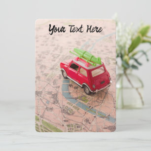 Festiva Tarjeta de saludo personalizada de aventura en kay