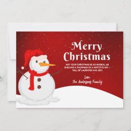 Festiva Tarjeta De Saludo personalizado Para Navidades