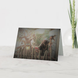 Festiva Tarjeta de saludo Scary Witch Halloween