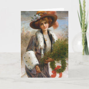 Festiva Tarjeta de saludo "Seasons Greetings"