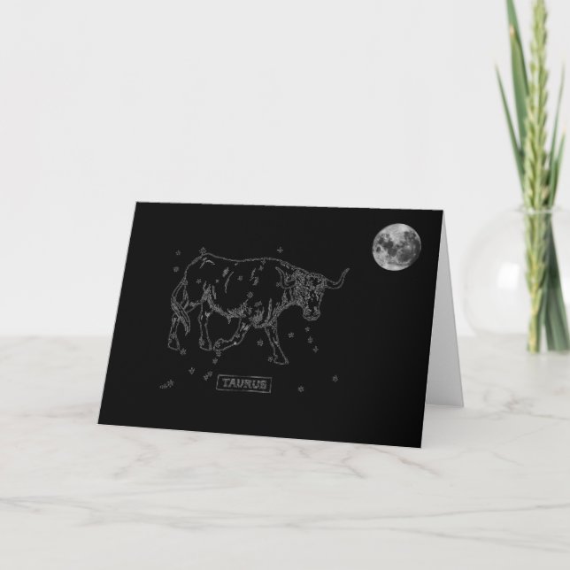 Festiva Tarjeta de saludo Taurus (Anverso)