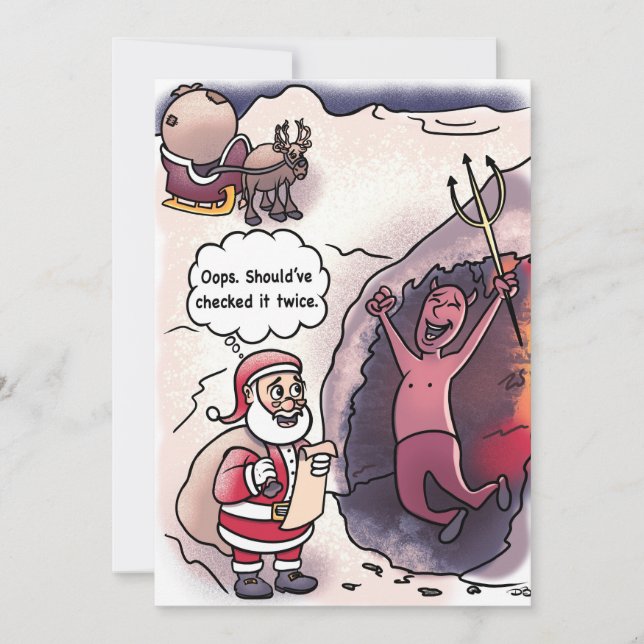 Festiva Tarjeta de saludo Ups (Anverso)