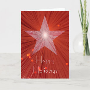 Festiva Tarjeta de saludo vertical 'Happy Holidays' de Est