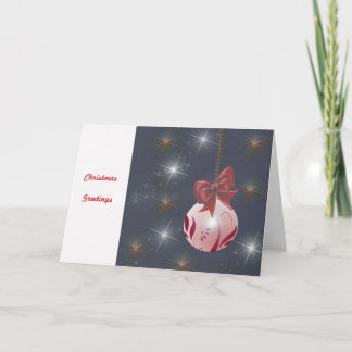 Festiva Tarjeta de saludos Red Proep navidades