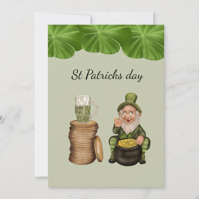 Festiva Tarjeta de San Patricio 2021 (Anverso)