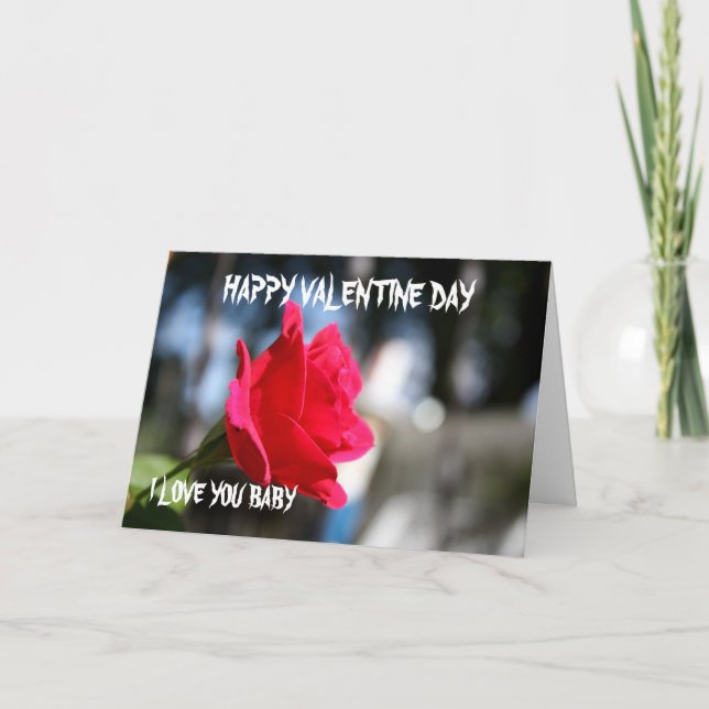 Festiva Tarjeta de San Valentín (Anverso)