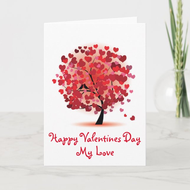 Festiva Tarjeta de San Valentín (Anverso)