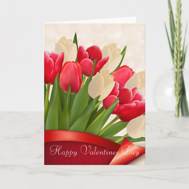 Festiva Tarjeta de San Valentín (Anverso)