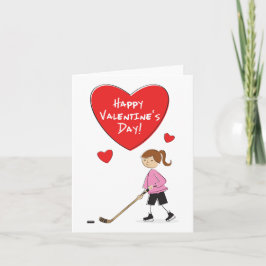 Festiva Tarjeta de San Valentín Chica personalizado