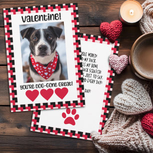 Festiva Tarjeta de San Valentín con Foto Personalizada de